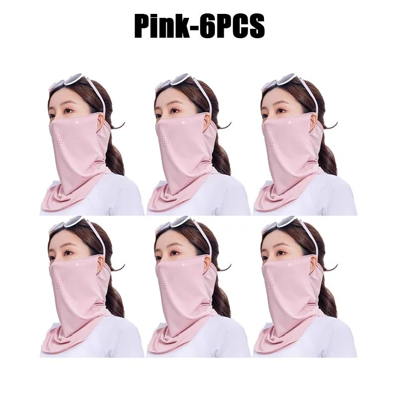 Unisex UV Protection Outdoor Neck Wrap Cover Sports Sun Proof Bib Ice Silk Mask Face Cover Neck Wrap Cover Sunscreen Face Scarf