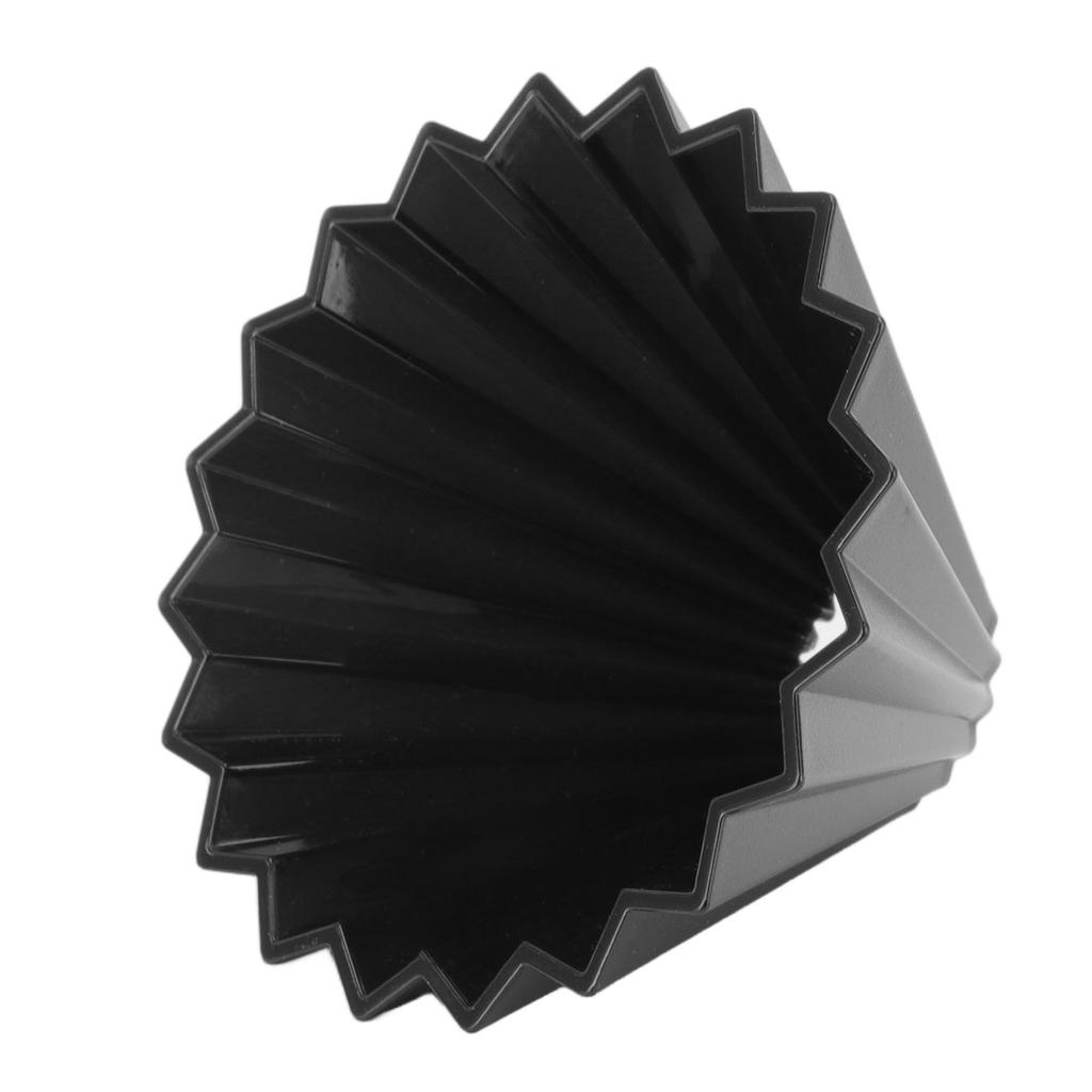 Coffee Filter Cup Resin Conical Reusable Hand Brewed Coffee Dripper Strainer for Kitchen Black