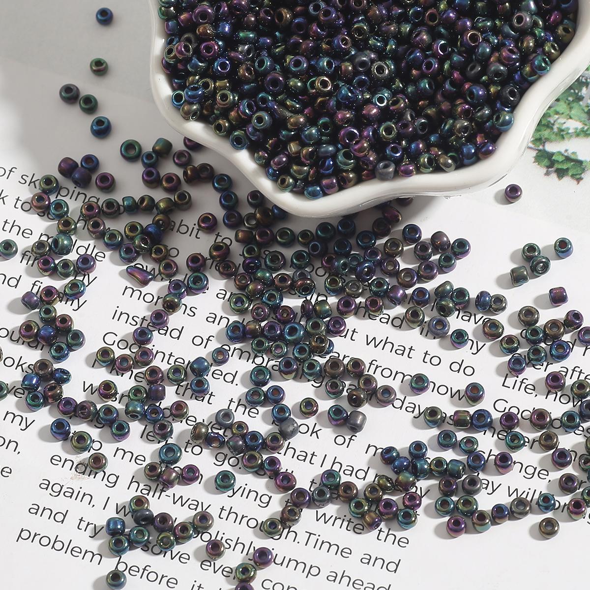 

450 г австрийские хрустальные бусины с круглым отверстием металлический цвет чешский стеклянный бисер для изготовления ювелирных изделий своими руками аксессуары Multicolor03 2mm 30000pcs