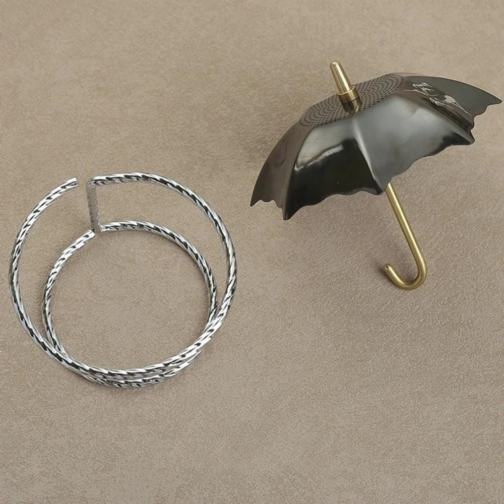 Umbrella Ornaments Stainless Steel Umbrella Tea Strainer Fine Mesh Traditional Tea Filter Chinese Style Food Strainer Office