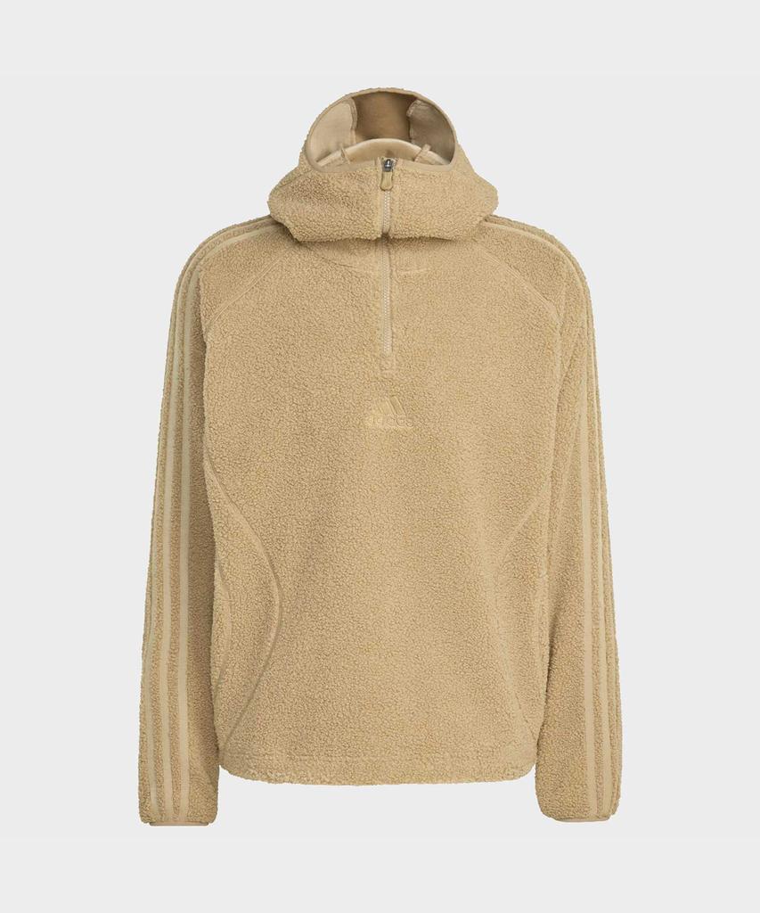 Adidas Vogue Fleece Teamgeist Half Zip-Up Hoodie - Brown / Kr5168