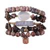 Natural Stone Bracelet Adjustable Bracelet Beads Bracelet Enhancing Peace and Self Discipline for Sophisticated Outfit