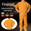Leather Electric Welding Protective Workwear - Anti-scald Radiation Protection for Welders.
