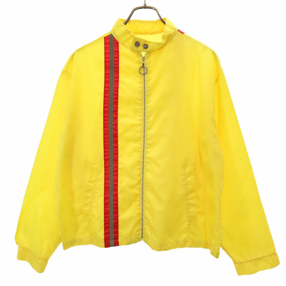 VINTAGE 70s Racing Jacket yellow Men's Used