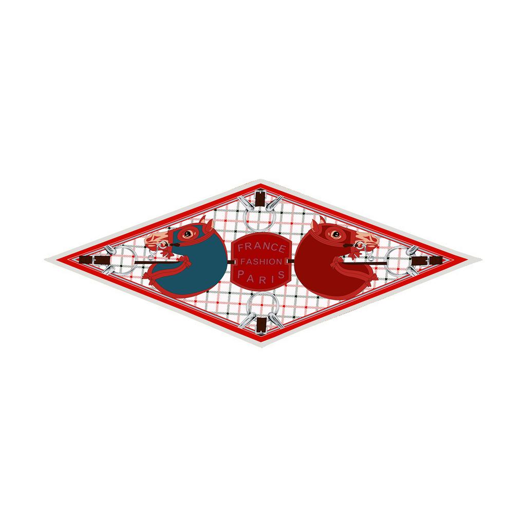 2023 New Fashion Jungle Zebra Diamond Scarf Horse Brand Silk Scarf Woman Luxury Bandana Headband Hijab Foulard Neckerchief Shawl