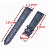 21mm Breathable Leather Watchband for Seiko Watch Strap Sportura Series Barcelona SNAE SNP SRG SUN SPC089 SSC Curved Bracelet