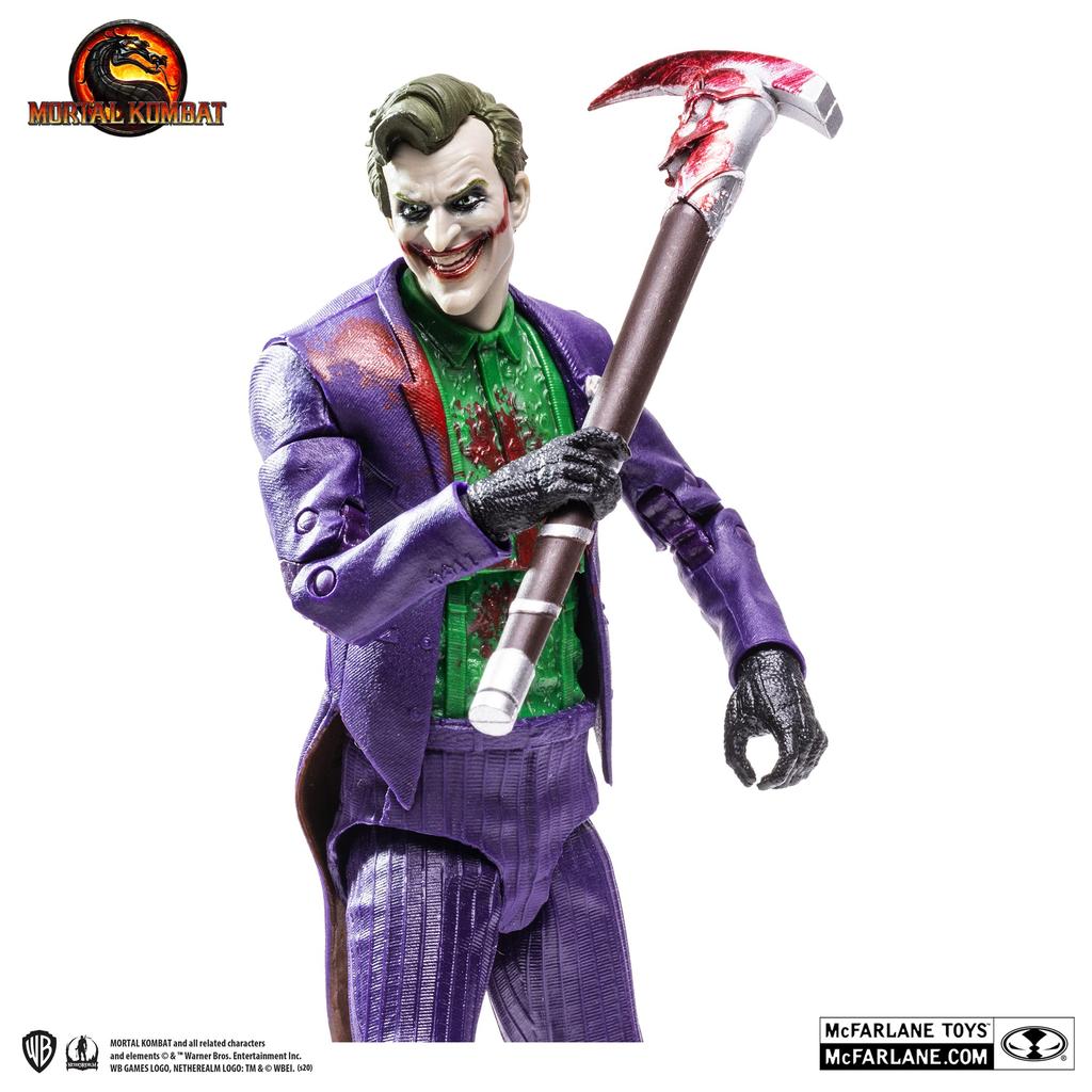 Mortal Kombat Joker Action Green (Bloody) 7-inch Figure,
