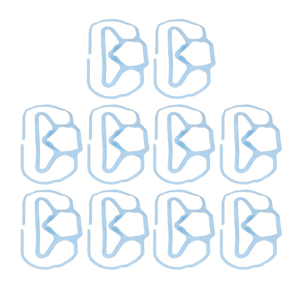 10Pcs Mask Brace Antifog Food Grade Silicone Freely Foldable Reusable Mask Support Frame for Outdoor   School