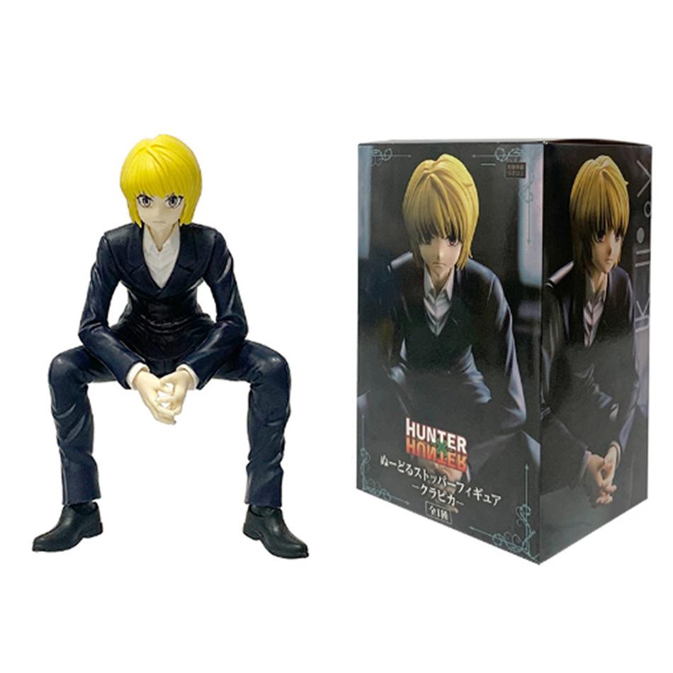 Anime Hunter×Hunter Figure Kurapika Action Figure Chrollo Illumi Hisoka Figurine Collection Noodle Stopper PVC Model Toys Gift
