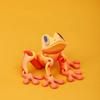 Stampa 3D Simulazione Rana di Fiume Articolata Rana Mobile Ornamenti Cucina Decorazione Casa Ufficio Animale Scrivania Giocattolo Magnete per Frigorifero