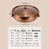 Yimeide PG343 Divided Copper Hot Pot