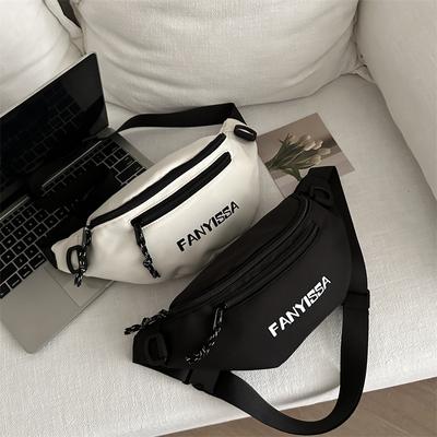 Simple and Fashionable Shoulder Bag Casual Light Crossbody Bag Summer Sports Waist Bag Women Small Backpack Men's Breast Bag