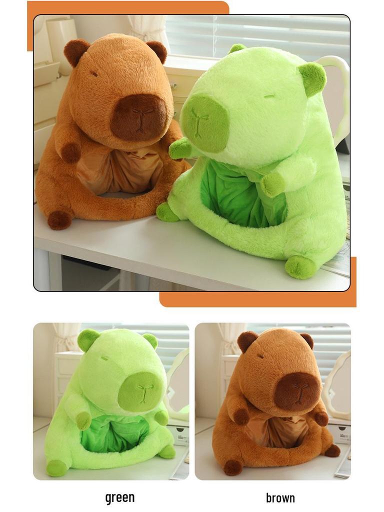 Chapeau de dessin animé Capybara Goofy: Protection Chaude des Oreilles pour Enfants