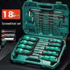 Industrial-Grade Screwdriver Set - High Hardness, Strong Magnetic, Torx, Phillips, Slotted