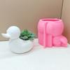 Cow Duck Chick Sheep Animal Shaped Silicone Moulds for Epoxy Resin, Tealight Holder Candle Container Home Decoration