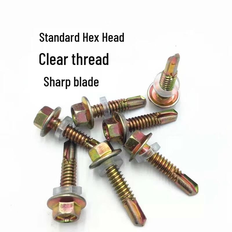 Galvanized Hex Head Tapered Screws