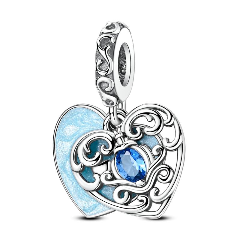 New In Charm Copper Shining Crab Car Pendant Charms Beads Fit Original Bracelet For Women Jewelry Gift Diy