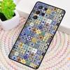 Moroccan Tile Silicone Phone Case For Samsung Galaxy note 10 pro S26 S25 S24 S23 S22 S21 Plus S25Ultra Capa Cover