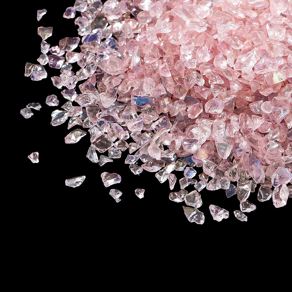 20/50g Glass Crushed Stone Irregularity Crystal Gravel Filling For DIY Epoxy Resin Mold Filler Crafts Decorative Nail Art Filler