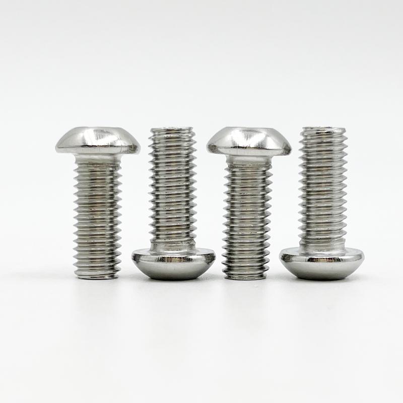 M2 M3 M4 M5 M6 M8 M10 304 Stainless Steel Hexagon Machine Screws Hex Socket Round Head Cap Allen Screw Furniture Fastener Bolt