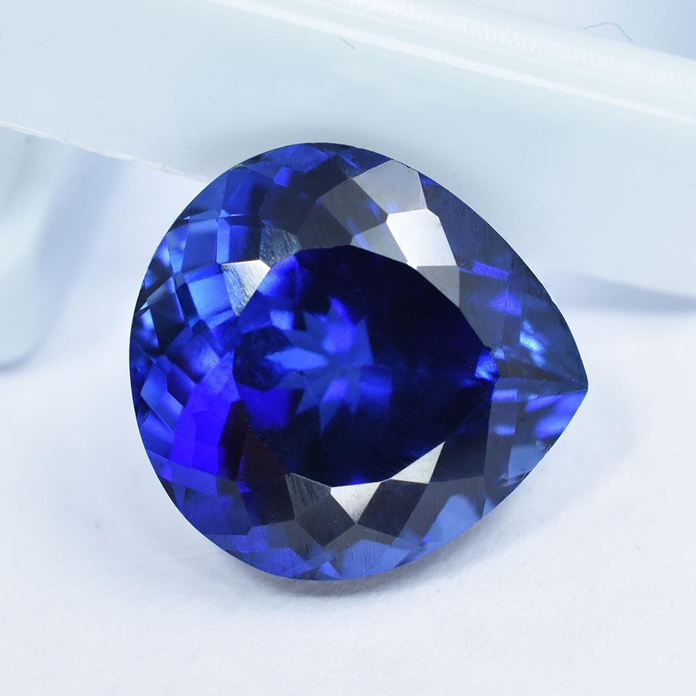 13 Ct Natural Blue Sapphire Pear Cut Loose Gemstone