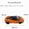 McLaren 720S Convertible Sports Car Model 1:24 Die Cast, Toy