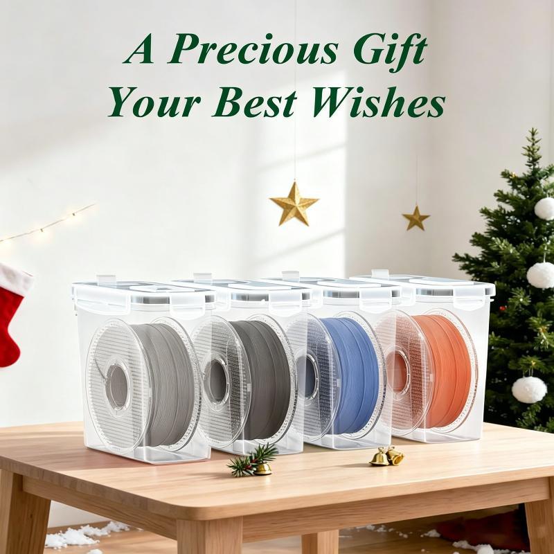 1/4Pcs 4L Food Storage Containers Airtight With Lids – Filament Box For 3D Printer Filament Spools, Bpa-Free Storage Boxes With