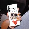 Love Pugs Cute Dog Phnoe Case for Samsung Galaxy S26 S25 Edge S23 S24 Ultra S22 Plus S21 S20 FE Unique Cover Soft Coque Galaxy S
