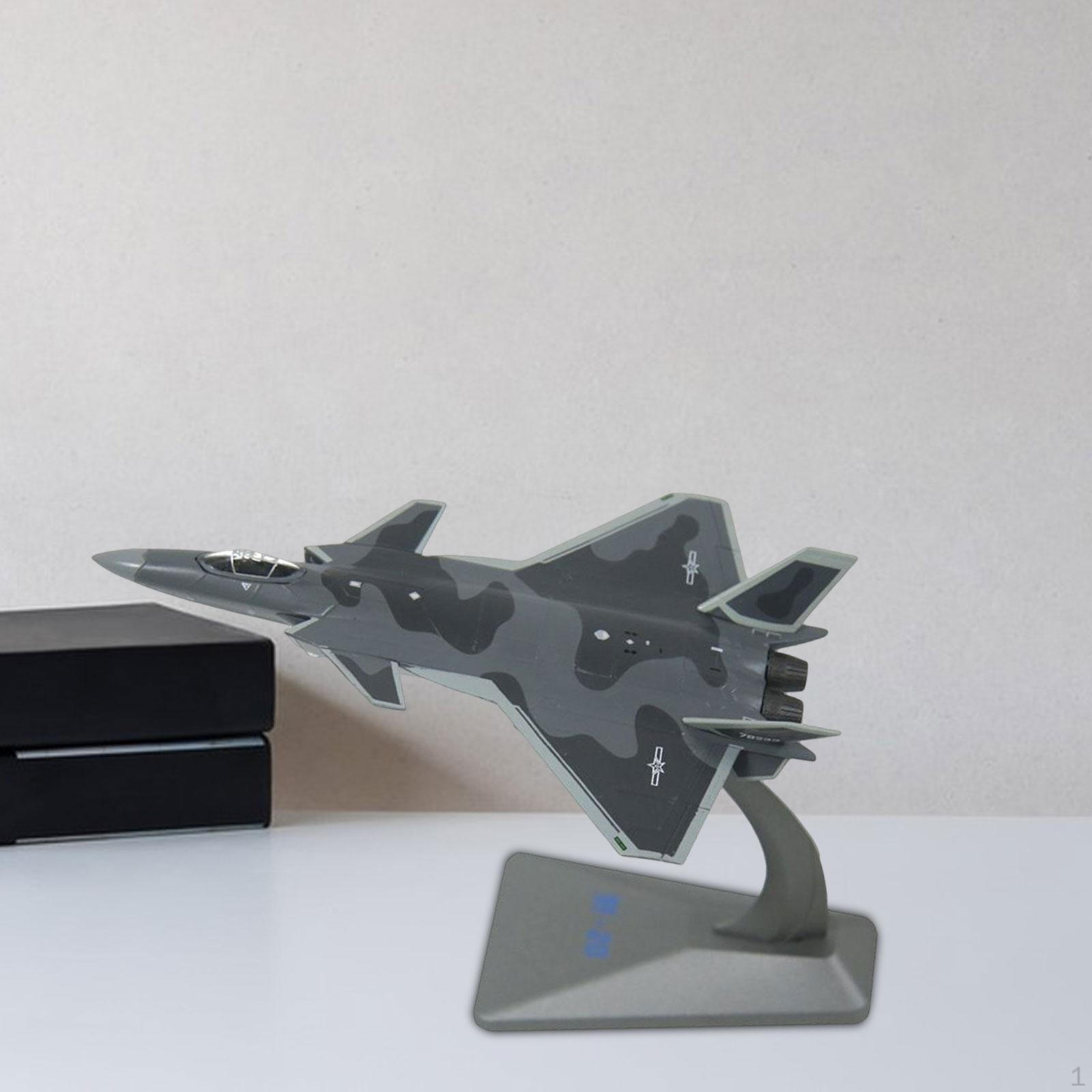 1/144 Airplane Model Diecast Fighter Aircraft Ornament Plane Toy for Living Room camo