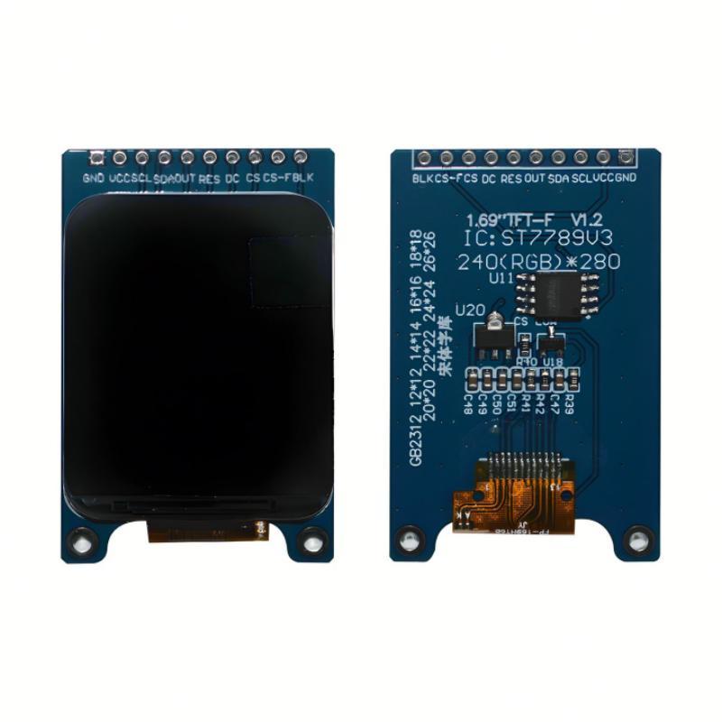 1.69 Inch IPS Color LCD Display Screen Module ST7789 Driver SPI Interface for Portable Electronic Product Design