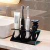 Countertop Toothbrush Holder Bathroom Toothbrush Stand with 4 Slots Z Shape Family