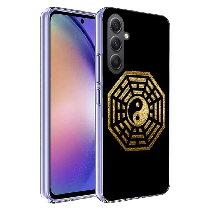 Eight Diagrams Taiji Yin Yang Phone Case for Samsung A16 A26 A36 A56 A17 A37 A57 A07 A06 A02S A03 A04S A05S Galaxy Note 20 10 A5