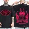 Vintage Alastor Hazbin Hotel Radio Dämon T-Shirt Mann Frau Harajuku Kurzarm Rundhals Lässig Atmungsaktiv Oversize Hemd Geschenk