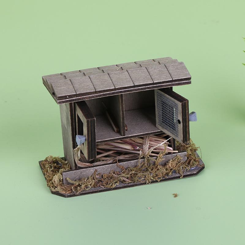 1Pcs Doll House Miniature Bathroom Sink Cabinet Prop Realistic 1/12 Scale Dollhouse Simulation Wash Basin Toy Diy Accessories