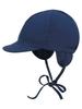 Baby Summer Hat Tied In Navy Blue Döll
