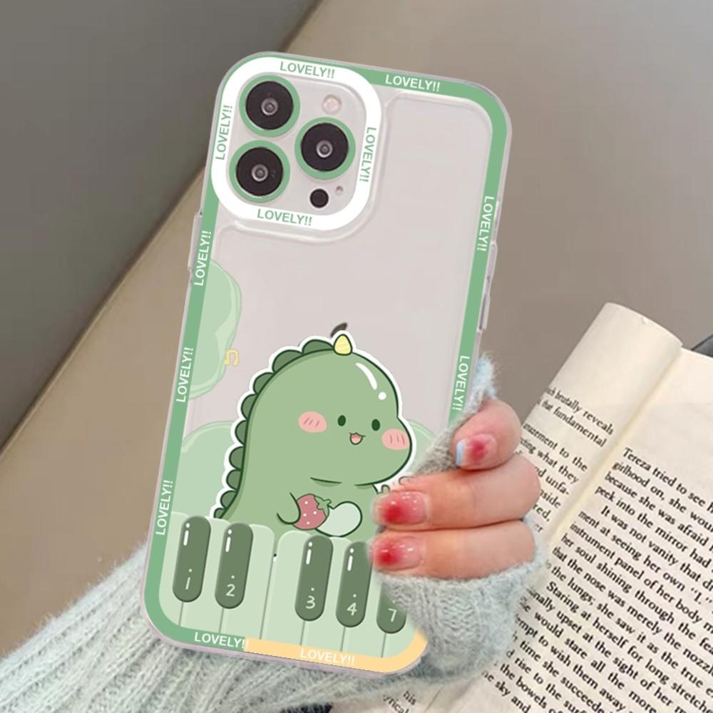 Lovely Little Dinosaur Phone Case For Redmi 7 8 9 A For Redmi Note 5 7 8 9 10 11 Pro Max 4G 5G Funfas
