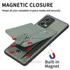 Zipper Wallet Vertical Cards Solt Case For XiaoMi Redmi Note 13 Pro Plus 12 10s 10 4G 13T POCO X3 NFC X6 X5 13C Bag Stand Cover