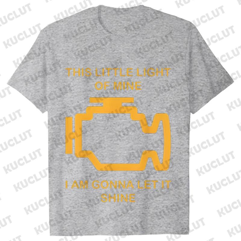 Oversized Men T Shirt Check Engine Oil Battery Print Harajuku Tshirt Hiphop Summer Streetwear Mechanic Repair Tshirt Y2k Top