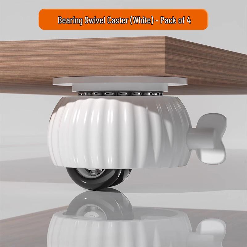 Mobilya için Frenli Sessiz Kendiliğinden Kilitlenen Evrensel Mobil Tekerlekler