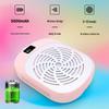 Adjustable Speed Brushless Turbo Nail Dust Collector with High Suction for Professional Nail Salons