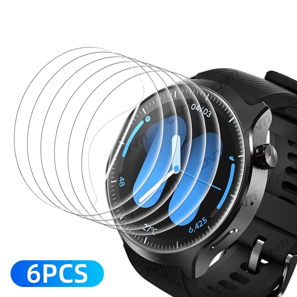 Hydrogel-Folie für Motorola Watch Ultra Displayschutz Anti-Kratzer, HD Vollabdeckung Schutzfolie Zubehör (Nicht Glas)