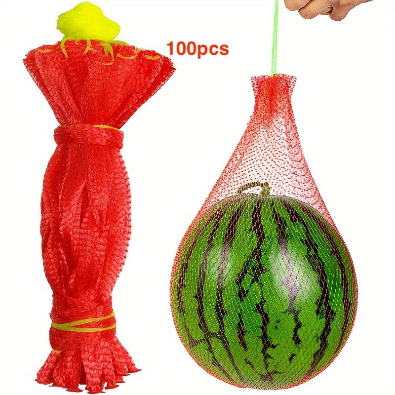 

100PCS Durable Melon Hammock Net- Reusable Garden Support Net Bag For Watermelon& Hami For Strong Sturdy Plant Support