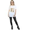 Harry Potter Womens/Ladies Hufflepuff Glitter Cotton Boyfriend T-Shirt
