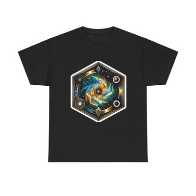 Unisex Adult T Shirt Mystical Cat's Eye Nebula Sticker Art Deco Space Science