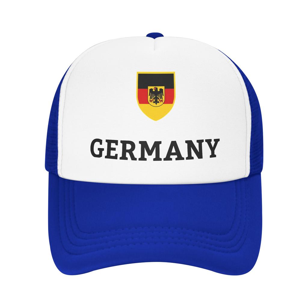 GerUnisexy GerUnisex Football Soccer Flag Mesh Sun Hats Unisex Adult Design Hip Hop Hats Spring Vintage Running Adjustable Baseball Cap