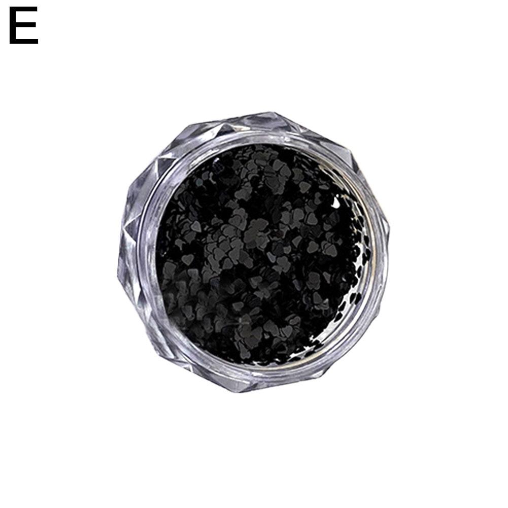 

1 мм Мини Любящее Сердце Форма Блестящая Пудра Для Ногтей Подвеска Для Ногтей и Зимние Серебряные Золотые Аксессуары D E4P0 E-1pcs