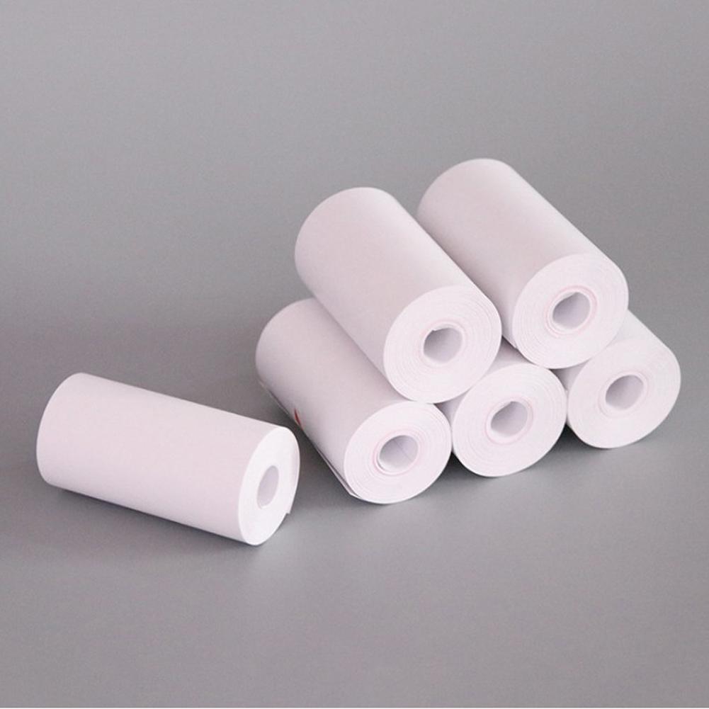 10 Rolls White Blank Thermal Paper Roll 57x25mm/2.17x0.98in Photo Picture Receipt Memo Printing