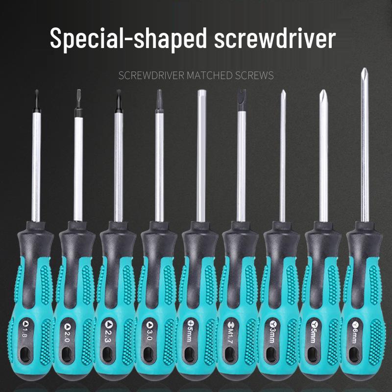 Triangular Socket Screwdriver Set: Y-Type, U-Shape, Inner Triangle, Phillips, Flathead, Three-Wing