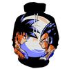Spring And Autumn Casual Animation Sweater Dragon Ball 3D Digital Printing Hooded Pullover Sweater
