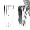 200 Pcs Self Locking Cable Tie Stainless Steel Self Locking Cable Tie Zip Tie  Exhaust Wrap